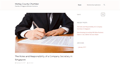Desktop Screenshot of motleycountychamber.org